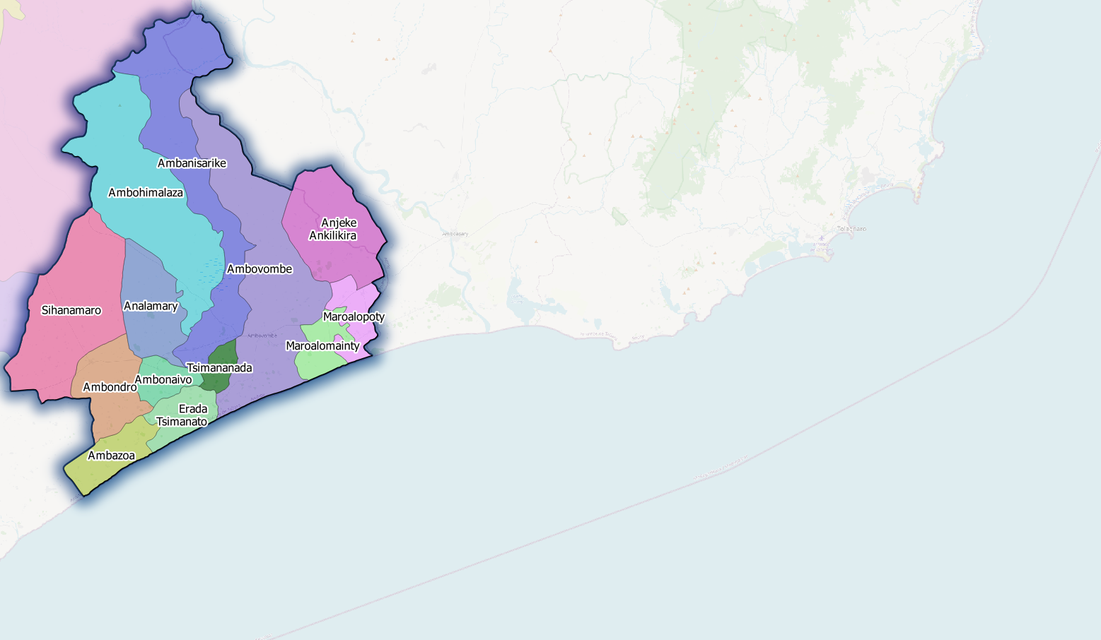 html imagemap created with QGIS